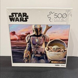 Buffalo Games Star Wars The Mandalorian & Child 500 pc jigsaw puzzle SALE🔴3/$25!